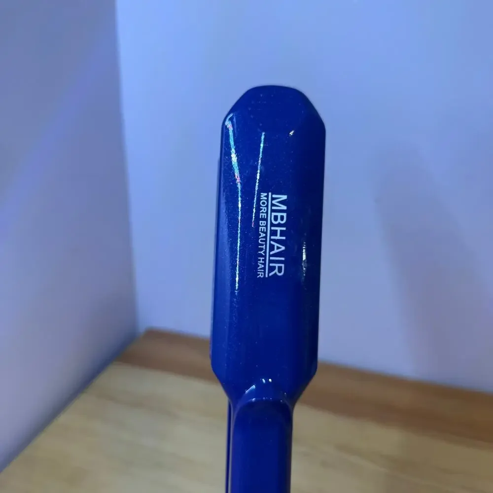MBHAIR S Wave Flat Iron Hair Waver Tourmaline Digital Styling Iron Bluedmp